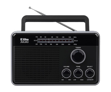 Radio i budzik ELTRA RO ELTRA JULIA 3 Czarny